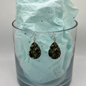 Multicolored Tear drop Earring